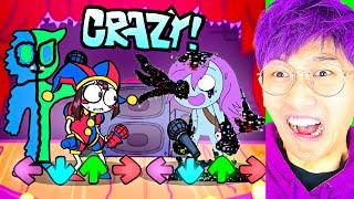 AMAZING DIGITAL CIRCUS vs GARTEN OF BANBAN vs FNF LEARNING WITH PIBBY!? (CRAZIEST ANIMATION EVER!)