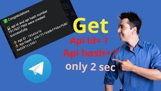 How To Get Api id And Hash Of Telegram In Hindi | api id and api hash nikale