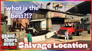 The best salvage yard location- GTA Online