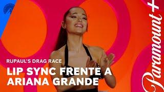 Lip sync con Ariana Grande como juez | RuPaul's Drag Race | Temporada 15 | Paramount+