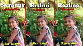 Realme Narzo 10 VS Redmi Note 8 VS Samsung Galaxy M21 Camera Test || 2020