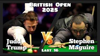 Judd Trump vs Stephen Maguire - British Open Snooker 2024 - Last 16 Live (Full Match)