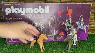 Vintage 1977 Playmobil System Knight Deluxe Set Unboxing (No Talking)