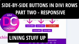 Side by Side Buttons in Divi (Part 2 - Responsive Options)