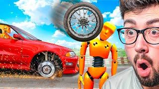 ACCIDENTES POR PÉRDIDA DE RUEDA  | BeamNG Drive