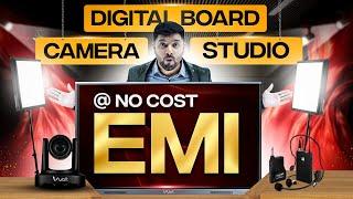 No Cost EMI on Teaching Studio  Digital Board on EMI |  4K PTZ On EMI  @Edusquadz