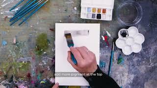 How to Create an Illusion of Depth with Cotman Metallic Watercolors