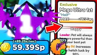 I Got #1 LEADERBOARD PET and Became MAX STAT PLAYER in Roblox Click Simulator..