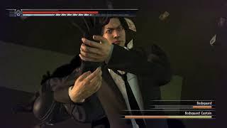 Yakuza 4 Remastered  -Tanimura vs Munakata and bodyguards - No Damage/with weapons and parry, hard.