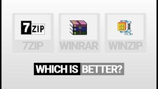 Best Free Archiver Software - WINZIP vs 7zip vs WINRAR