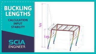 Basic Tutorial about buckling lengths in SCIA Engineer 19.1