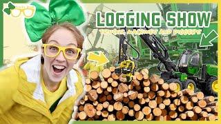 Big Trucks, Diggers and Machines | Brecky Breck at The Oregon Logging Show