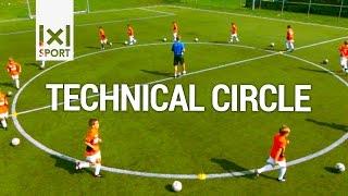  Technical Circle - Creative Football/ Soccer Activity for Kids - Soccer Drills