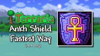 The FASTEST Way to Get The ANKH SHIELD In Terraria 1.4.4!!