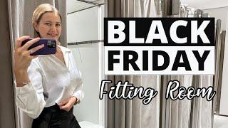 BLACK FRIDAY Fitting Room Overview | See-through Try On Haul