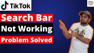 TikTok Search Bar Not Working | How To Fix TikTok Search Bar Not Working Problem