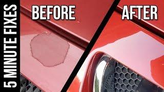 How To Repair Clear Coat LACQUER PEEL | 5 minute fixes | Episode #1