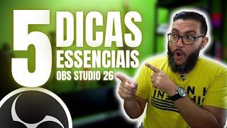 5 DICAS OBS Studio que você precisa saber!(FREE)(5 tricks in OBS Studio)