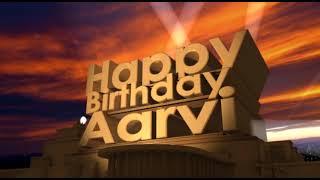 Happy Birthday Aarvi