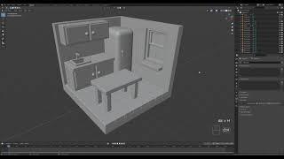 Stylized Isometric Kitchen Full Tutorial in Blender 2 93