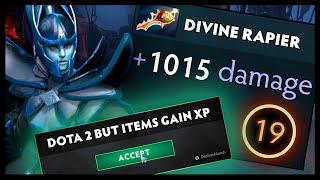 Dota 2 But Items Gain XP