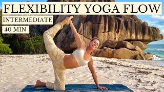 40 min Vinyasa Yoga Flow For Full Body Flexibility | Intermediate level