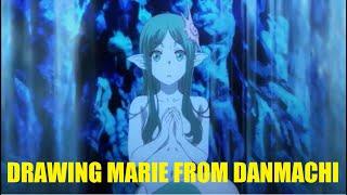 First impression of Marie the Mermaid - A Drawing | Danmachi S4