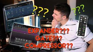 Expander VS Noise Gate VS Compression. What do they do???