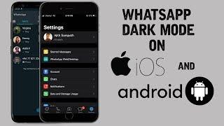 WhatsApp Dark Mode! | How to enable Android & iOS!!