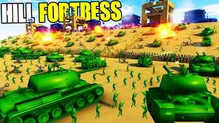 Full-Scale Green ARMY MEN Invasion of HILL FORTRESS... - Attack on Toys