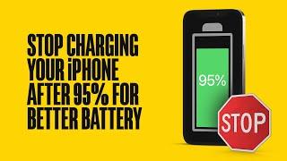 Stop Charging iPhone After 95% #shorts