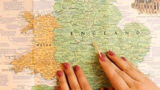 ASMR A Map of England (soft spoken)