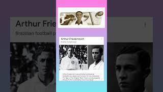 Arthur Friedenreich | Google Doodle | #arthur #football #blackpearl #googledoodle