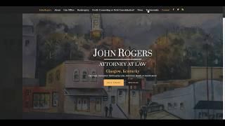 John Rogers Attorney WordPress Web Design