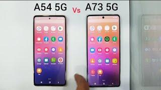 Samsung A54 5G vs A73 5G | speed Test   