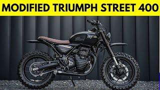 Triumph Street 400 modified By K Speed Customs (Thailand) modified triumph 400 motomahal