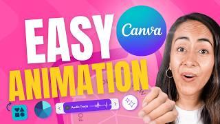 This Cool Animation is so EASY!  | Canva Pro Tutorial for Beginners