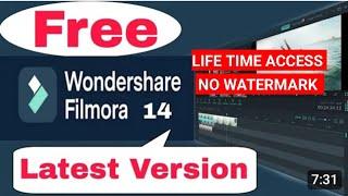 Filmora14 Watermark Free download just 1 Click How to download Filmora 14 Without Watermark #filmora