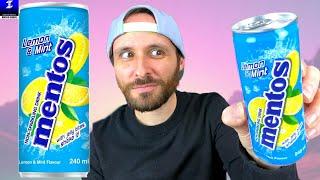 Mentos Drink Review | Lemon & Mint Flavor With Jelly Chunks!!!