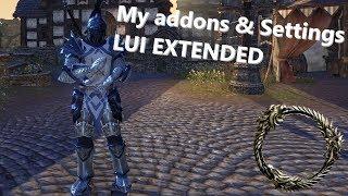ESO l My addons, LUI Extended, my settings & how to set it up