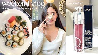 weekend vlog! um dia comigo: compras na sephora, restaurante japonês, passeio