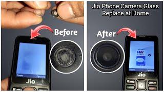 Jio phone camera glass replacement | mobile camera glass replacement | Homemade Glass