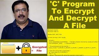 C Program to Encrypt and Decrypt A File