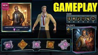 John Constantine Lv 80 Gears Gameplay + Chest Opening Injustice 2 Mobile
