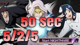 50 SEC  RANGED HOLLOW NIGHTMARE 23.12 GUILD QUEST IN BLEACH BRAVE SOULS