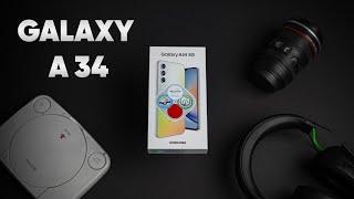 آنباکس و نگاه اولیه به گوشی سامسونگ گلکسی ای 34 | Samsung Galaxy A34 unboxing and first Look