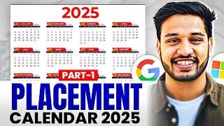 Placement & Internship Calendar 2025 | Off-Campus Hiring | Which company hires when | Kushal Vijay