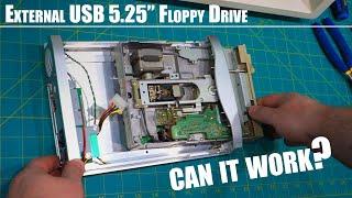 Can we build a USB 5.25" Floppy Drive?