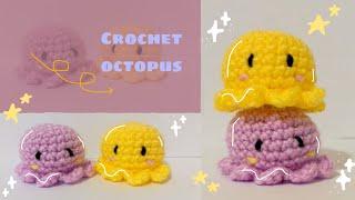 Crochet mini octopus // Осьминог крючком 