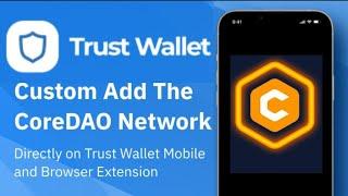 How to Add Core Network in Trust wallet? #custom #Add #CoreDAO #Network to #Trust #wallet